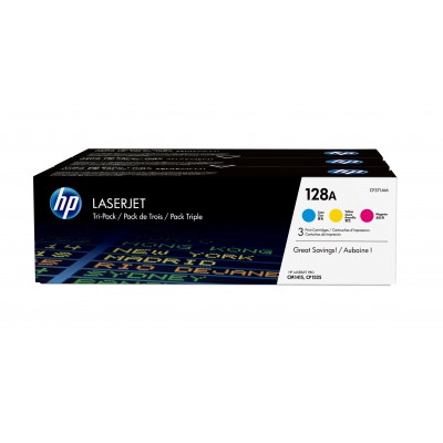 Toner HP 128A Ciano Magenta Giallo 3 pezzi