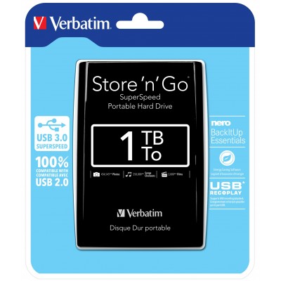 HDD esterno Verbatim Store 'n' Go 1 TB