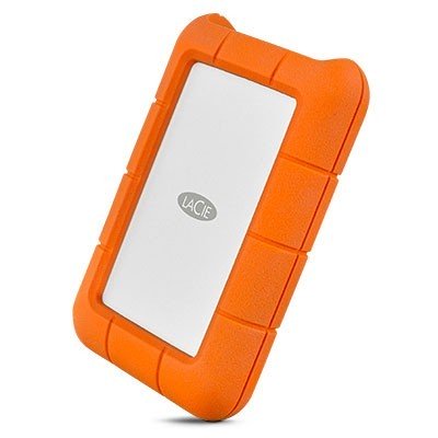 HDD Esterno LaCie Rugged USB-C 2 TB Arancione, Argento