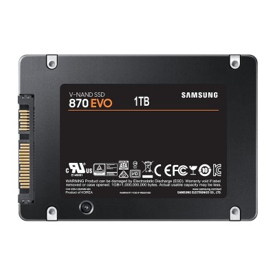 SSD SATA III Samsung 870 EVO 1 TB Nero