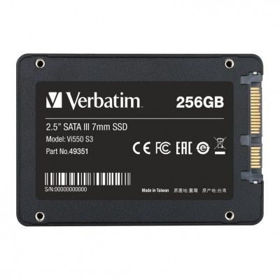 SSD SATA III Verbatim Vi550 S3 SSD 256GB