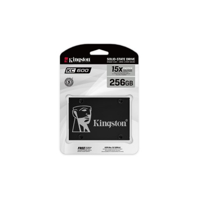 SSD Sata III Kingston KC600 256GB SKC600 256G 6Gb