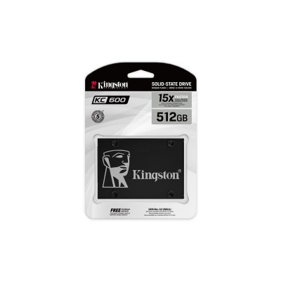 SSD Sata III Kingston KC600 512GB SKC600 512G 6Gb