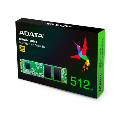 SSD M.2 ADATA Ultimate SU650 512 GB Serial ATA III 3D NAND