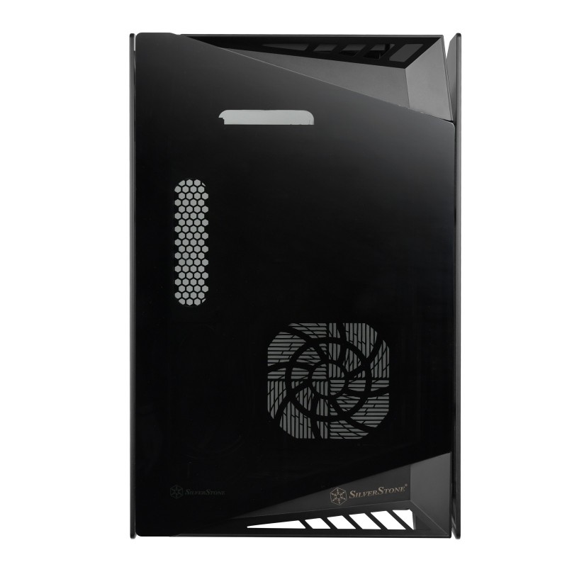 Case Silverstone SST-LD03B Lucid Mini-Tower Nero