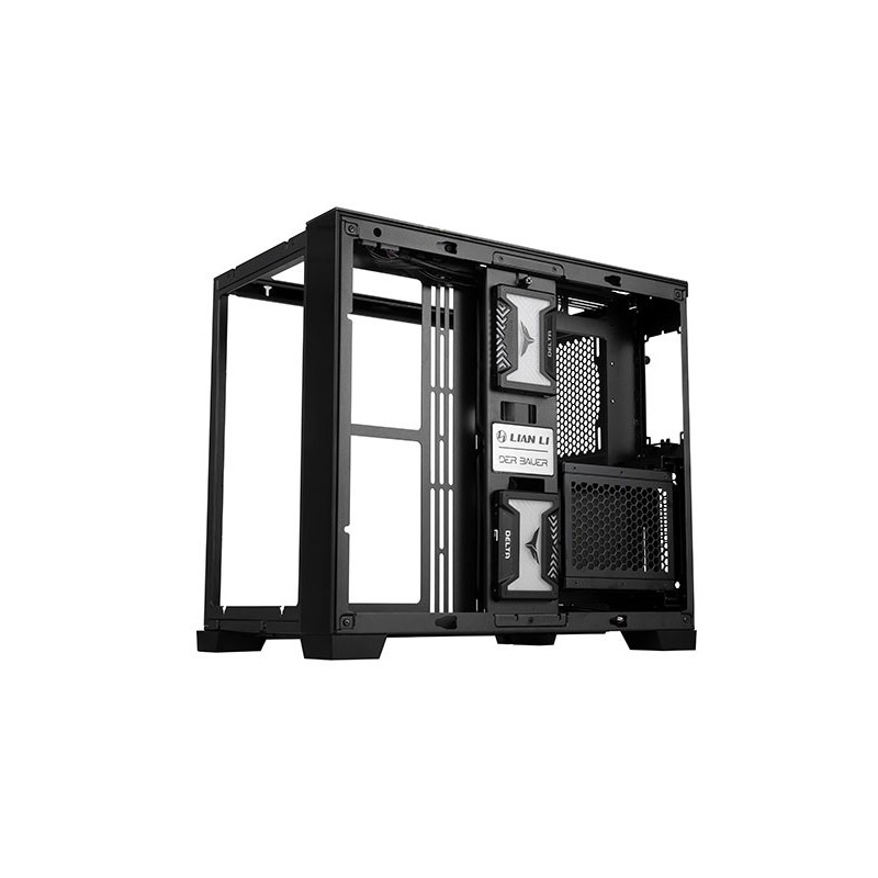 Case Lian Li O11 Dynamic Mini Midi-Tower vetro temperato Nero