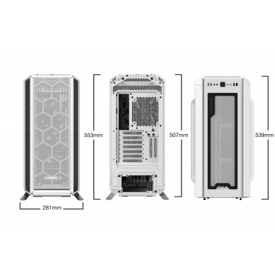 Case be quiet! Silent Base 802 Midi-Tower Bianco