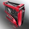 Case RAIJINTEK NYX PRO Showcase Big-Tower vetro temperato Nero rosso