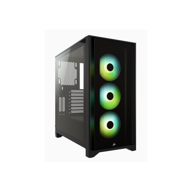 Case Corsair iCUE 4000X RGB Midi-Tower Vetro Temperato Nero