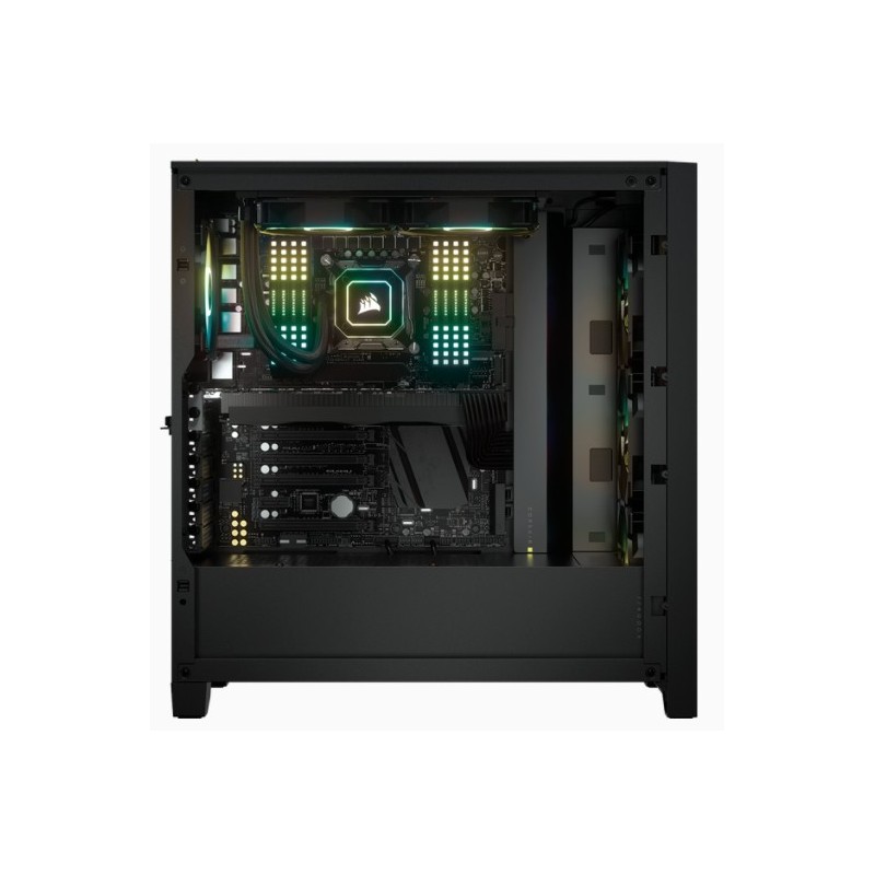 Case Corsair iCUE 4000X RGB Midi-Tower Vetro Temperato Nero