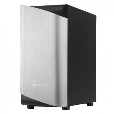 Case SilverStone Seta A1 Midi-Tower Vetro Temperato Nero Grigio