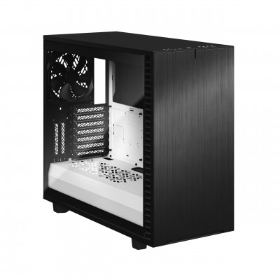 Case Fractal Design Define 7 Black & White TG Mid Tower Vetro Temperato Bianco Nero