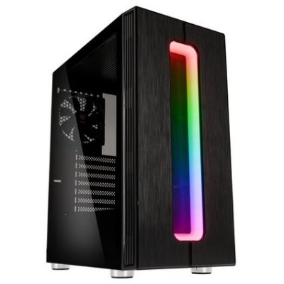 Case Kolink Nimbus RGB Midi-Tower Vetro Temperato Nero