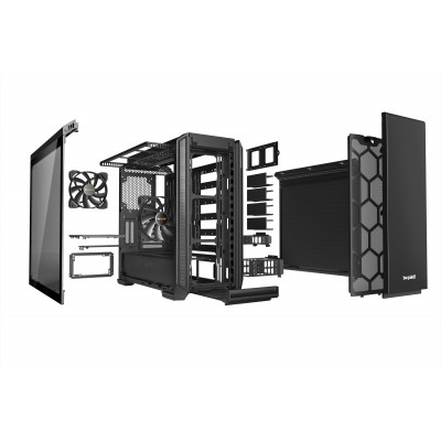 Case be quiet! Silent Base 601 Midi-Tower vetro temperato Nero