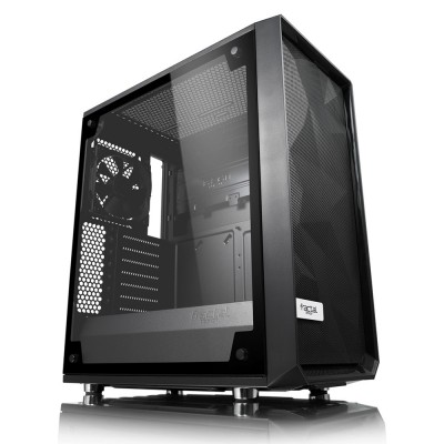 Case Fractal Design Meshify C Midi-Tower Vetro Temperato Nero