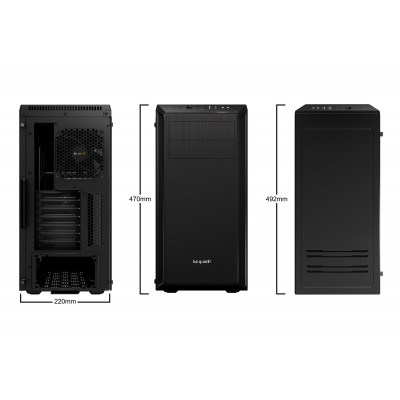 Case be quiet! Pure Base 600 Midi-Tower Nero