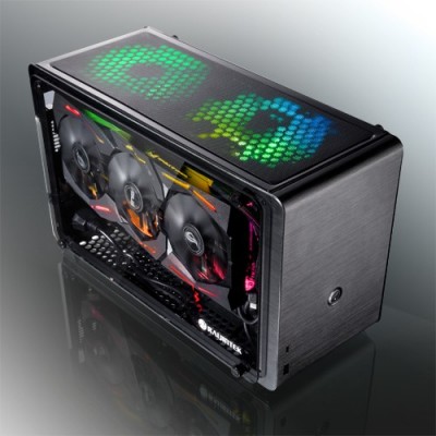 Case Raijintek Ophion Mini-ITX vetro Temperato Nero