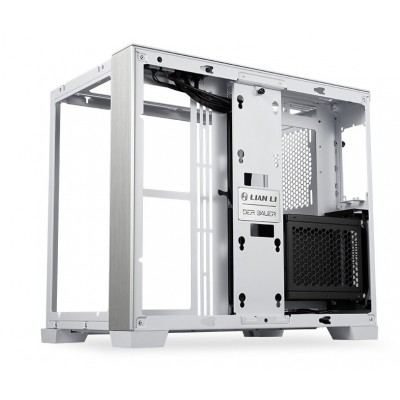 Case Lian Li O11 Dynamic Mini Snow Edition midi-tower Vetro Temperato bianco