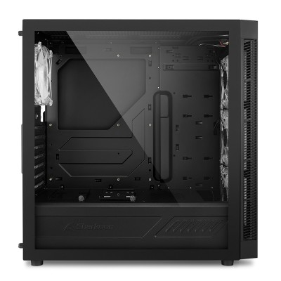 Case Sharkoon TG6M RGB vetro temperato Nero