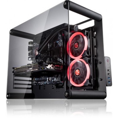 Case Raijintek Paean M Midi-Tower Showcase Nero