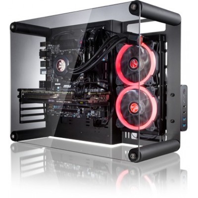 Case Raijintek Paean M Midi-Tower Showcase Nero