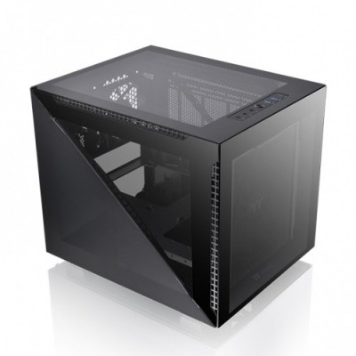 Case Thermaltake Divider 200 TG Micro Tower Nero