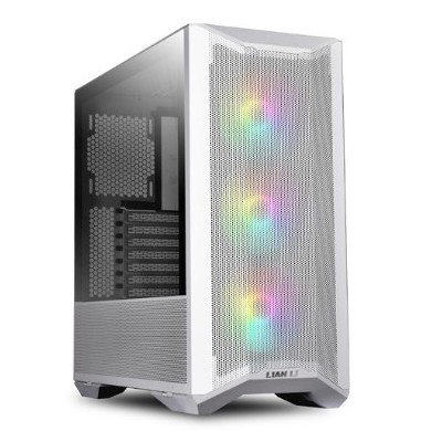 Case Lian Li LANCOOL II Mesh C RGB Snow Edition Midi-Tower Vetro Temperato bianco