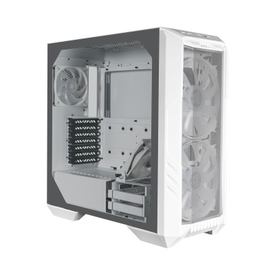 Case Cooler Master HAF 500 Midi-Tower ARGB Vetro Temperato Bianco