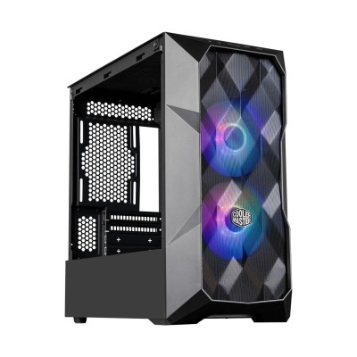 Case Cooler Master TD300 Mesh Micro-ATX ARGB Vetro Temperato nero