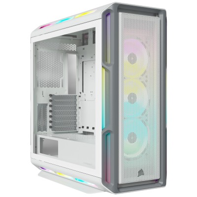 Case Corsair iCUE 5000T Midi-Tower RGB Vetro Temperato Bianco