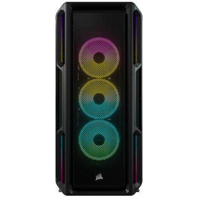 Case Corsair iCUE 5000T Midi-Tower RGB Vetro Temperato Nero