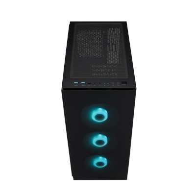 Case FSP Fortron CMT340 Plus Midi-Tower Nero