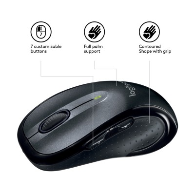 Mouse Logitech M510 wireless Nero