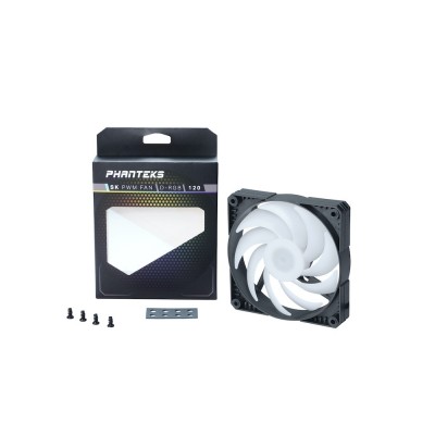 Ventola PHANTEKS SK PWM D-RGB kit da 3 120mm Nero Bianco