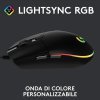 Mouse Logitech G203 Lightsync Gaming Nero
