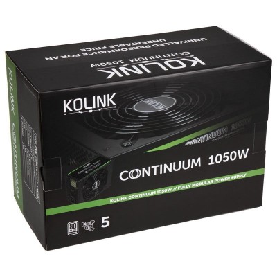 Alimentatore Kolink Continuum 80 PLUS Platinum modulare 1050W