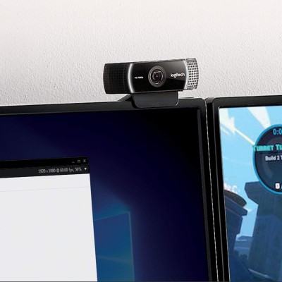 Webcam Logitech C922 1920 x 1080 Pixel USB Nero