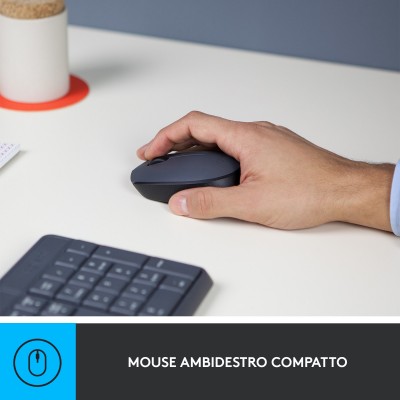 Tastiera Logitech MK235 tastiera RF Wireless QWERTY Italiano Nero