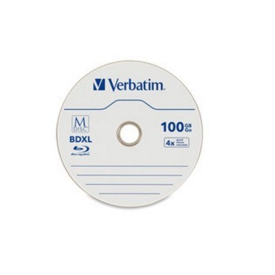 Blu-ray BD-R Verbatim 100GB M-Disc box 5 pezzi