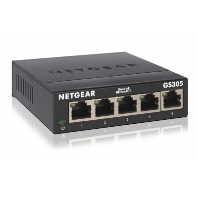 Switch NETGEAR 5-porte 10 100 1000 GS305-300PES