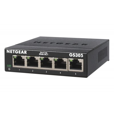 Switch NETGEAR 5-porte 10 100 1000 GS305-300PES