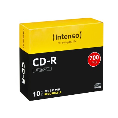 CD-R Intenso 700 MB box 10 pezzi