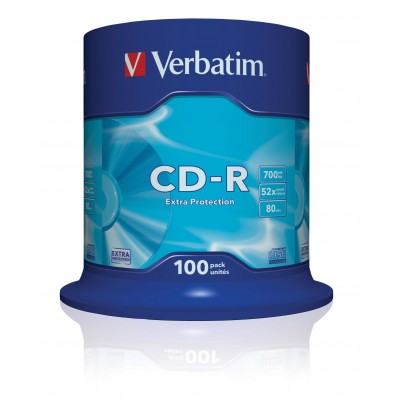 CD-R Verbatim 700 MB box 100 pezzi