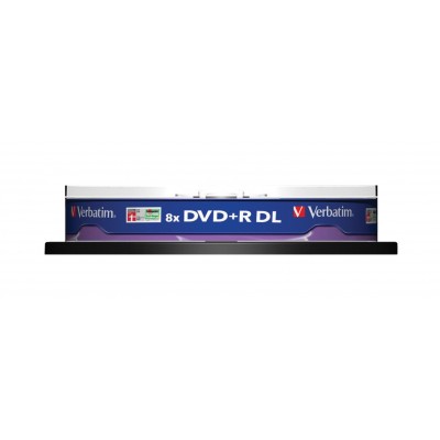 DVD+R DL Verbatim 8,5 GB box 10 pezzi