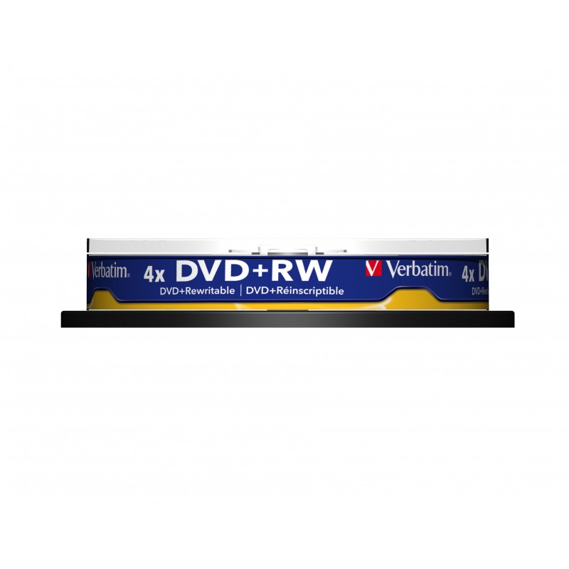 DVD+RW Verbatim 4,7 GB box 10 pezzi