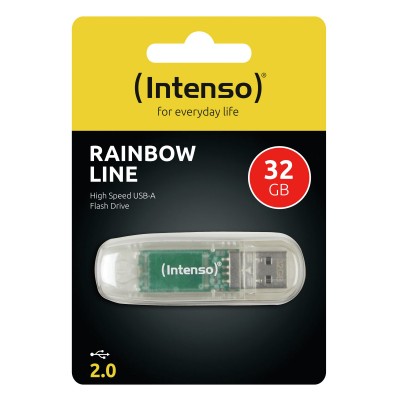 Pendrive Intenso Rainbow Line 32 GB USB 2.0 Trasparente