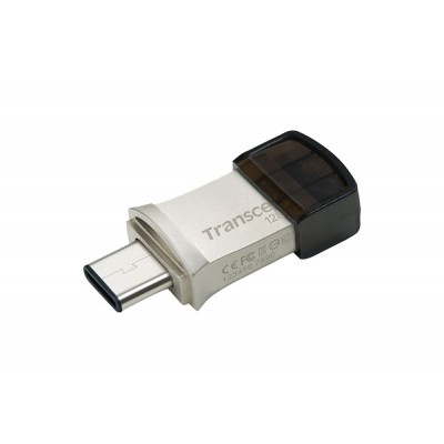 Pendrive Transcend JetFlash 890 128 GB USB Type-A   USB Type-C 3.2 Nero, Argento