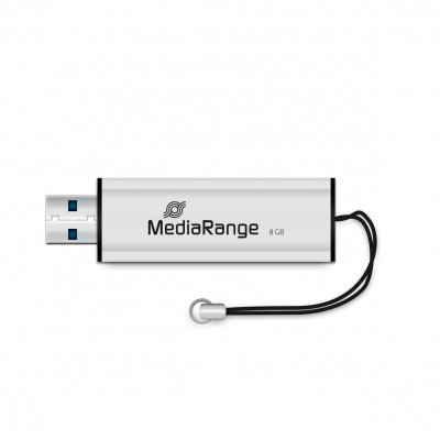 Pendrive MediaRange MR914 8 GB USB 3.2 Nero, Argento