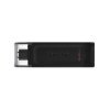 Pendrive Kingston DataTraveler 70 64 GB USB tipo-C 3.2 Nero