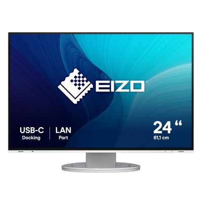 Monitor EIZO EV2495-WT 24'' WUXGA IPS HDMI USB-C LED Bianco